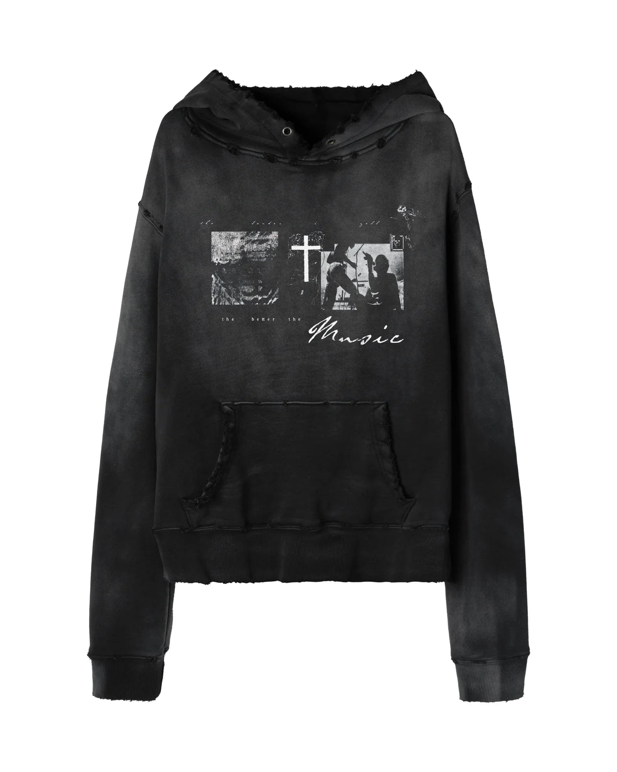 VAGUE IDOL HOODIE SUNBEAT BLACK