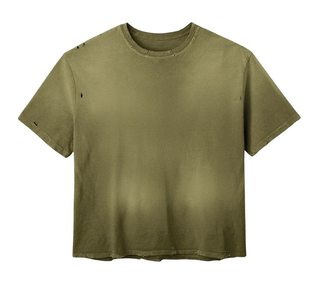 GV GALLERY RASPBERRY HILLS 'Military Green' Blank Tee