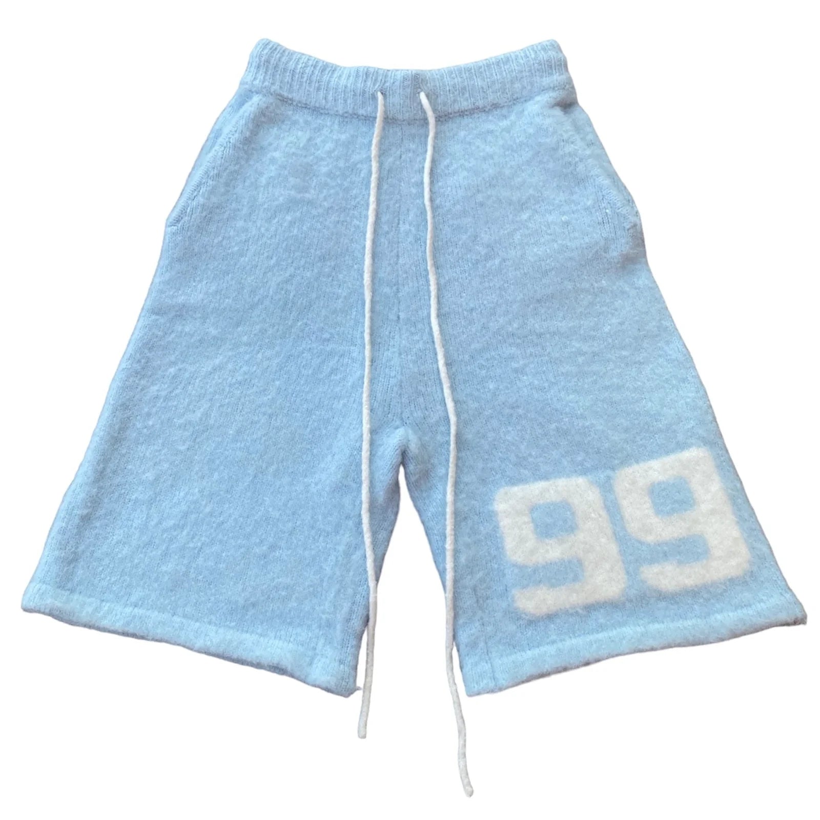 BRAINWASHED Mohair Shorts Baby Blue