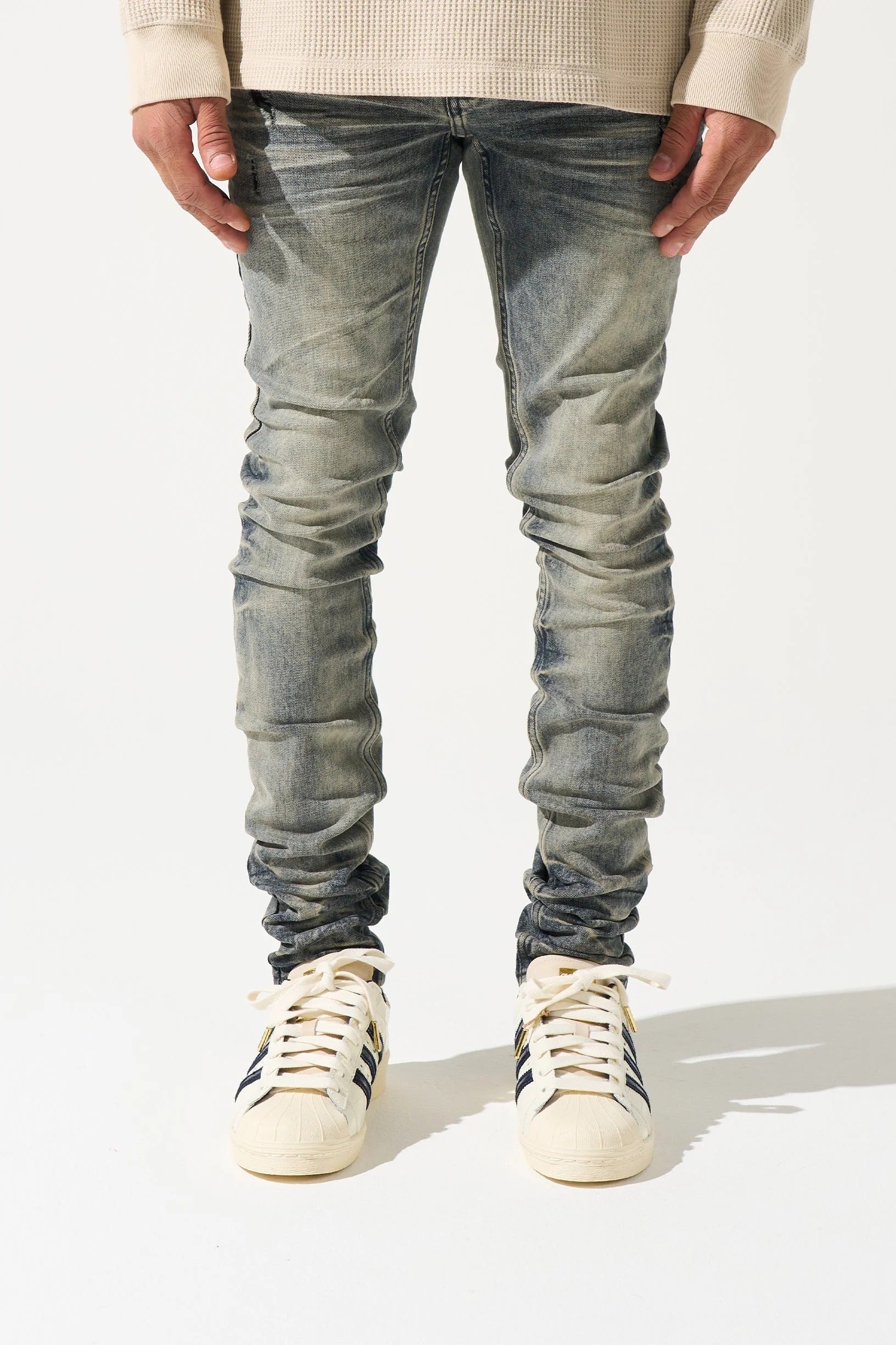 SERENEDE GUNMETAL JEANS