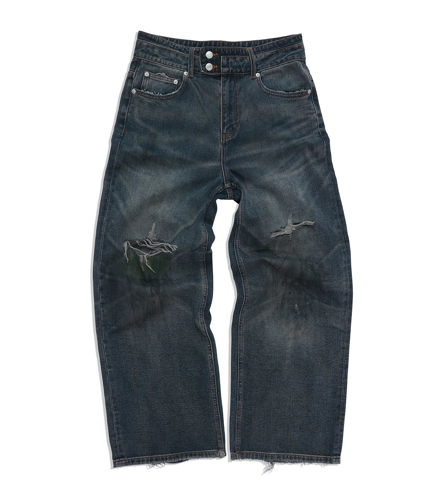Birth of a royal child Knee Slide Distressed Jeans
