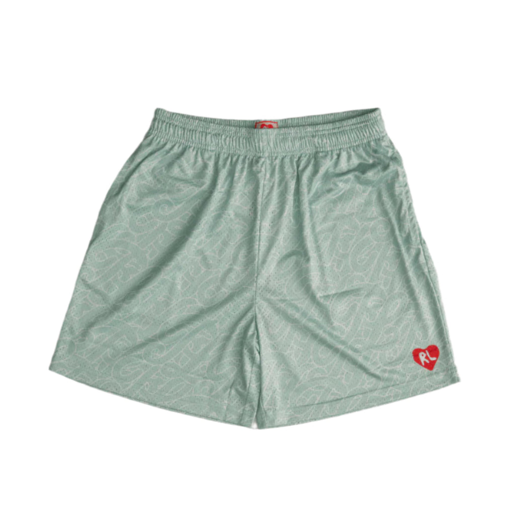 RED LETTERS Just Mesh Shorts - Sage