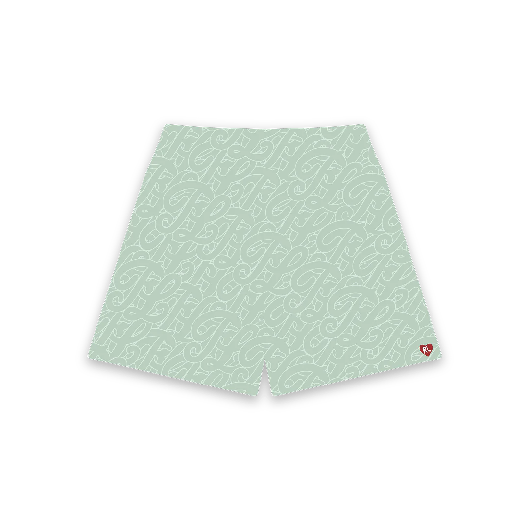 RED LETTERS Just Mesh Shorts - Sage