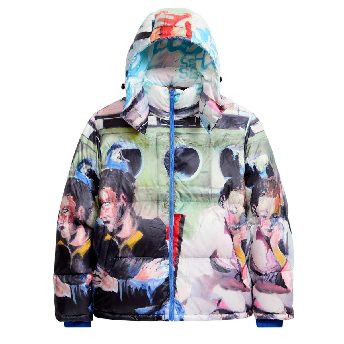 KID SUPER Sunday mornings Printed puffer-Multi