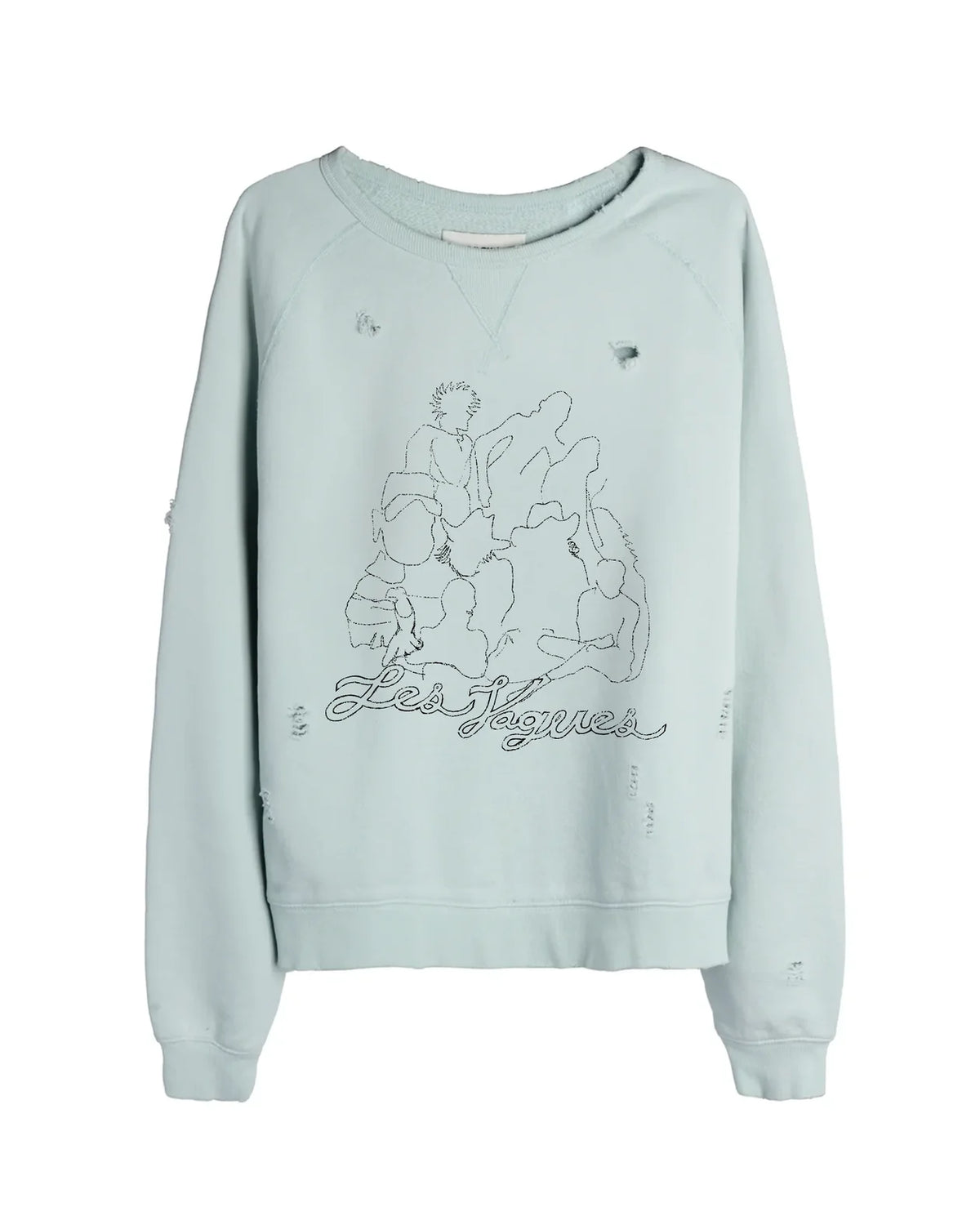 VAGUE LES VAGUES CREWNECK ICE