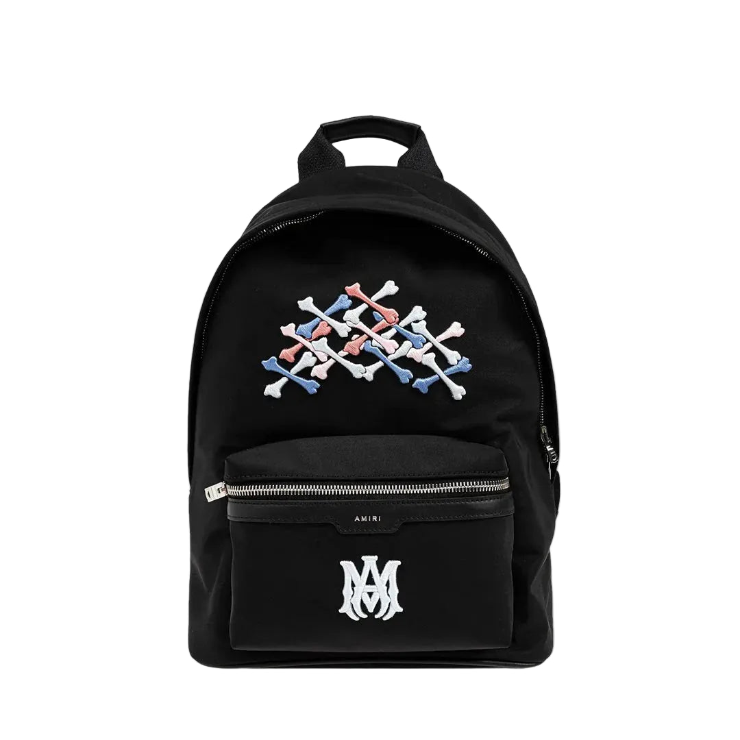 AMIRI Bones Stacked Backpack Black