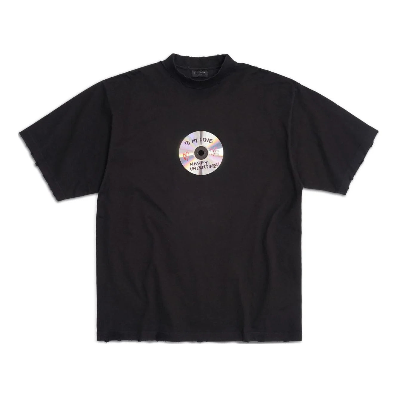 Balenciaga To My Love T-Shirt 'Black'
