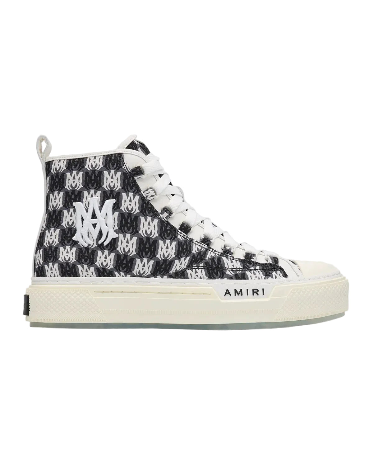 AMIRI MA Warp Court Canvas High-Top Sneakers