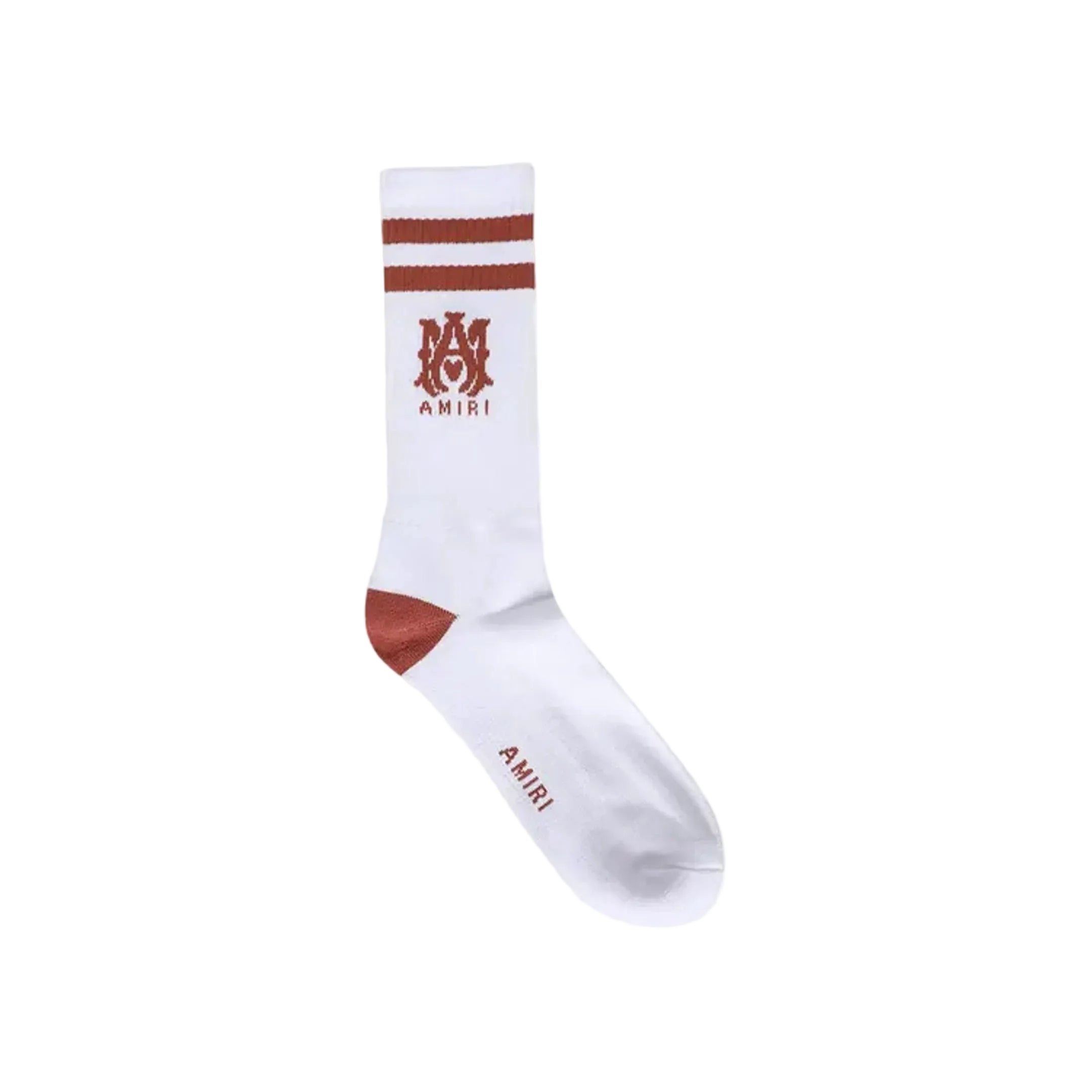 AMIRI MA Stripe Sock White Cork