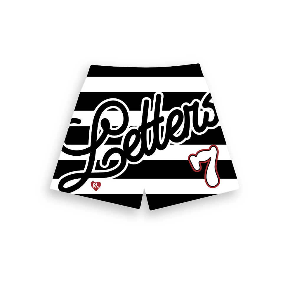 RED LETTERS No Mimes Mesh Shorts