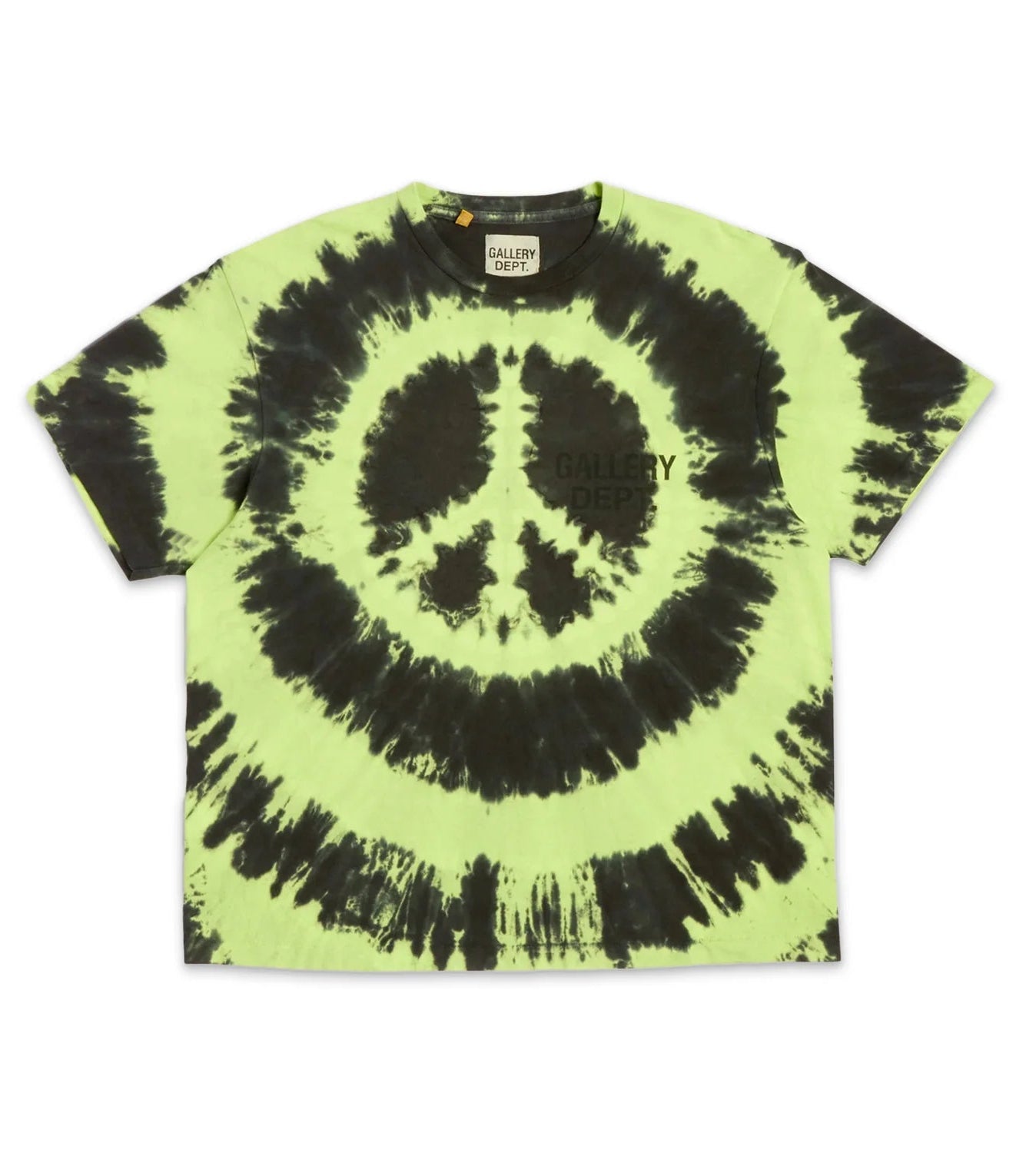GALLERY DEPT. Peace Tie Dye Tee Black White Tie Dye