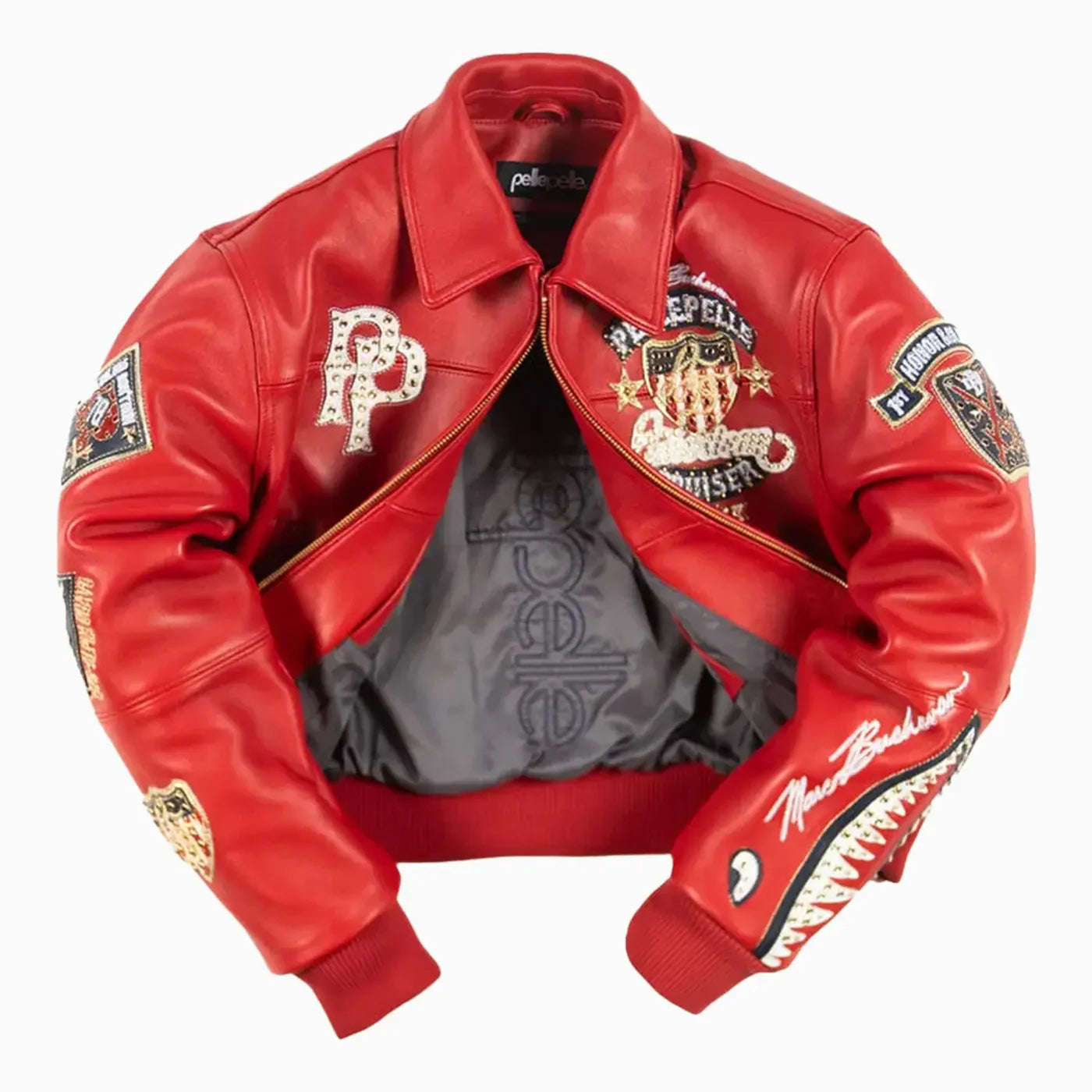 Pelle Pelle American Bruiser Plush Womens Crop Jacket