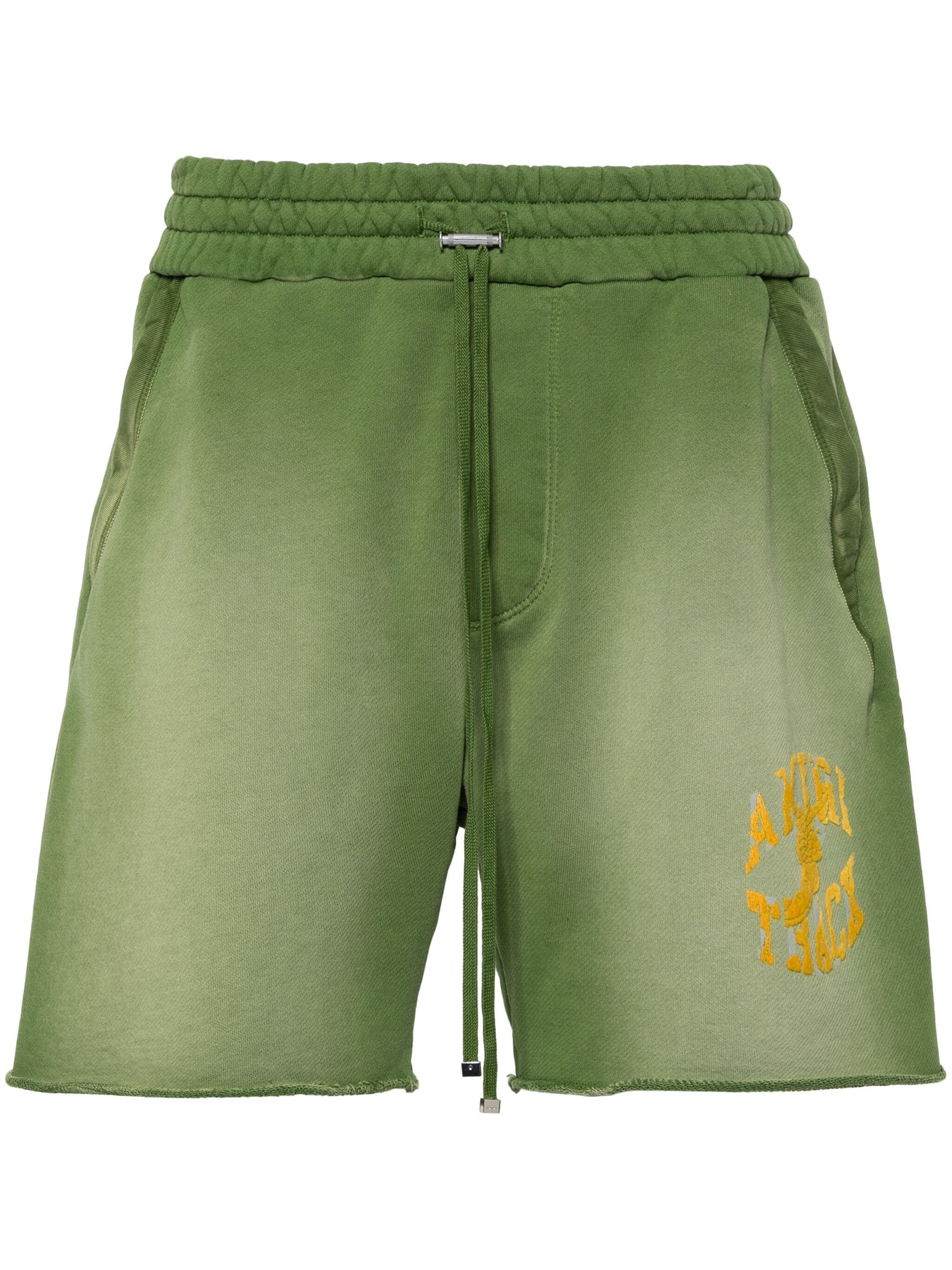 Amiri Green Track Appliqué Cotton Set