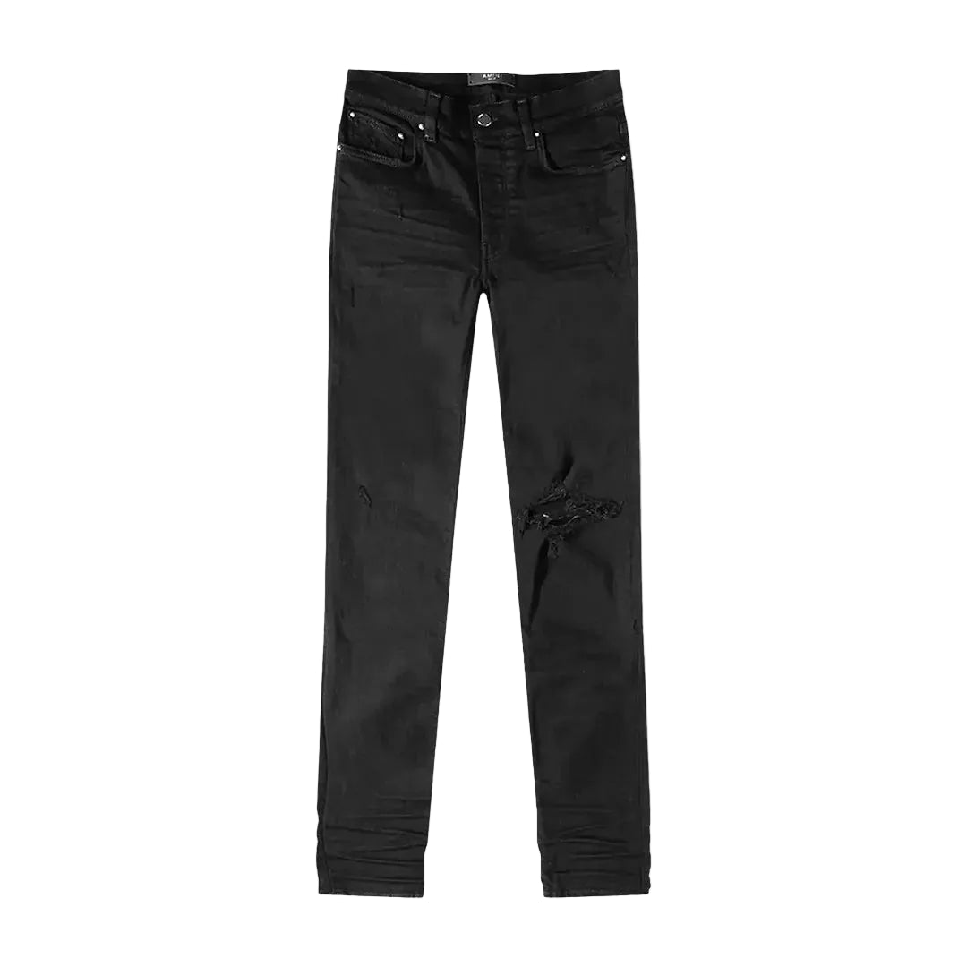 AMIRI broken denim jeans Black