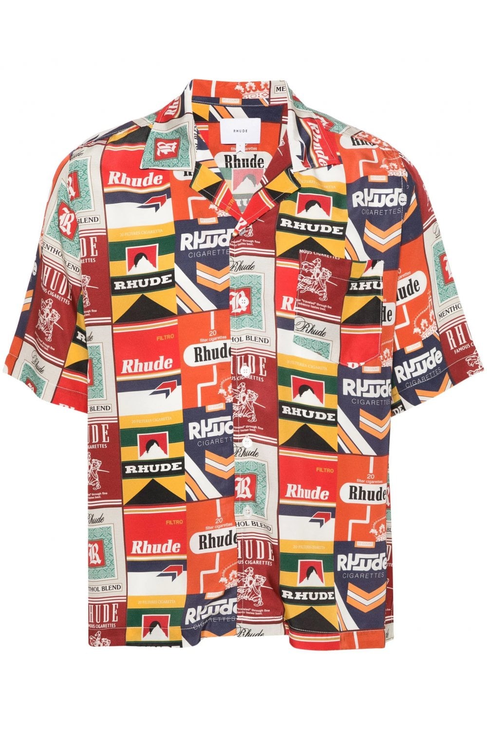 RHUDE Cigaretta Silk Shirt Red