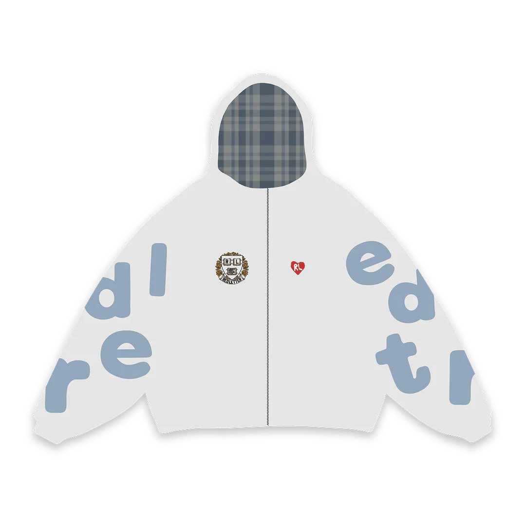 RED LETTERS RL Uni Scattered Zip Up - Heather