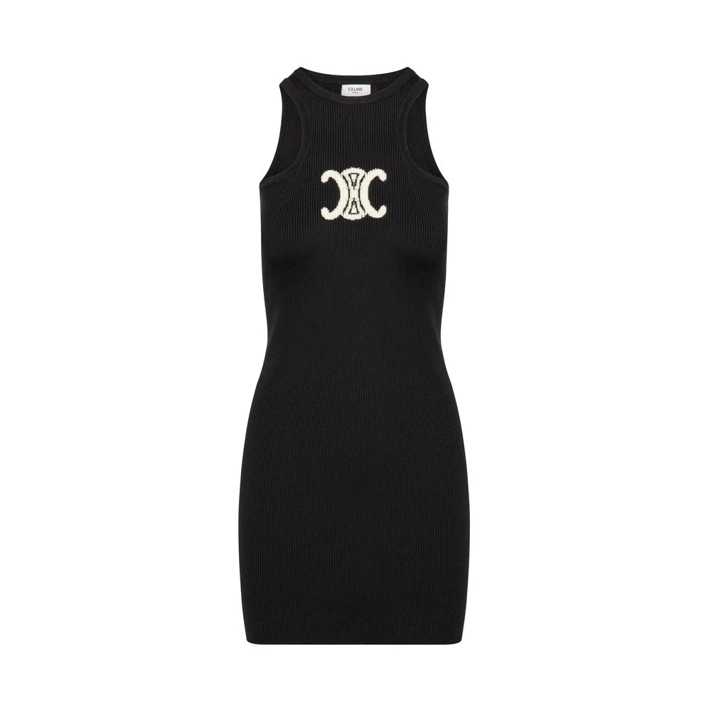 Celine Underwire Silk Athletic Mini Dress