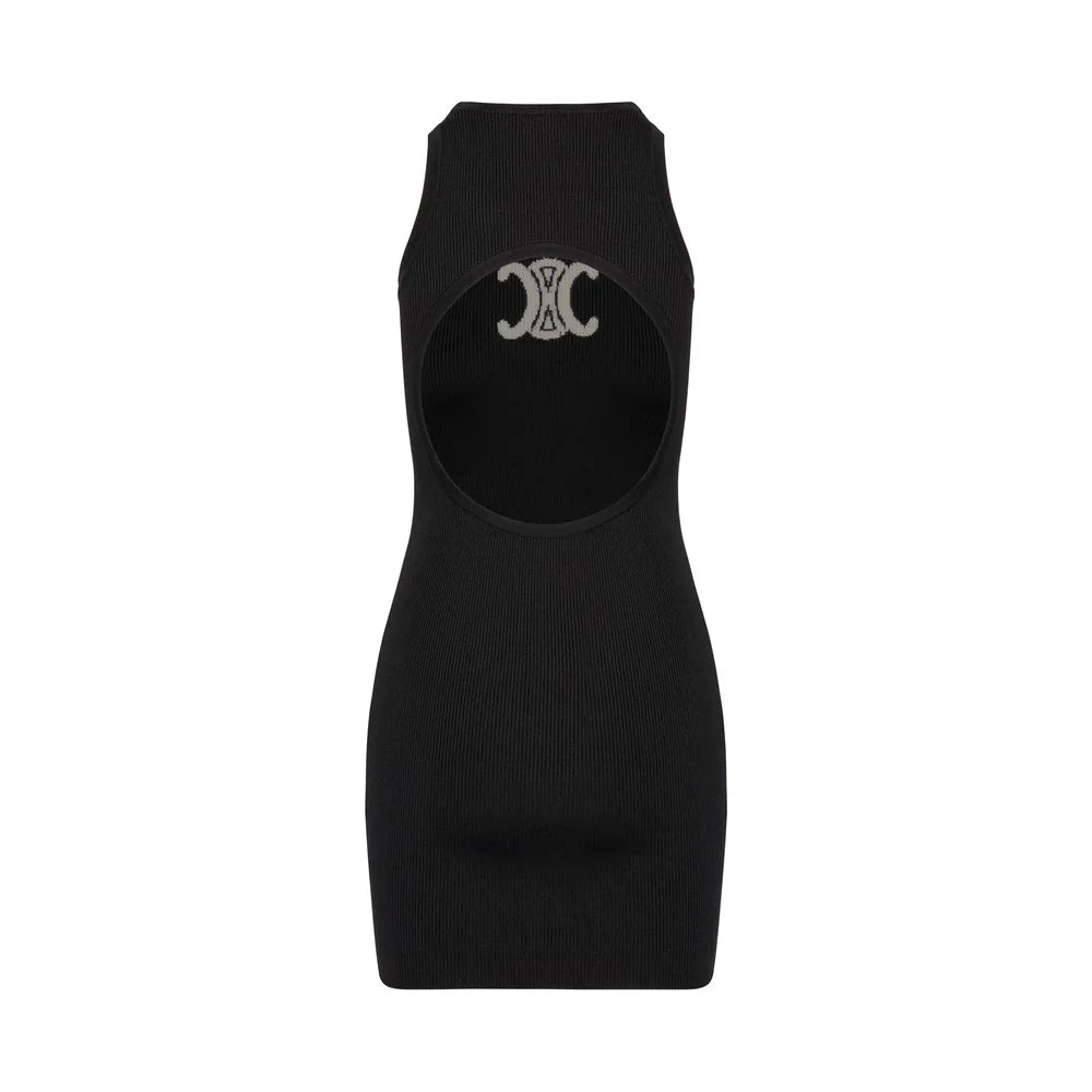 Celine Underwire Silk Athletic Mini Dress