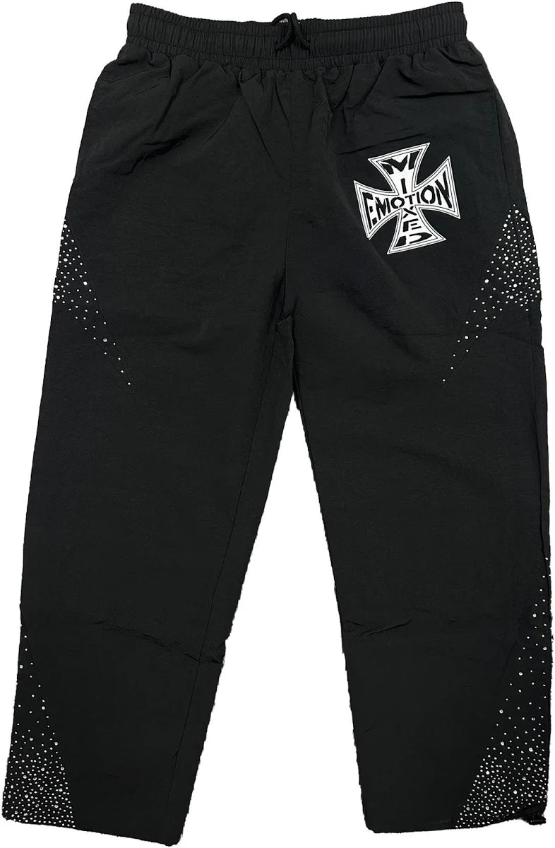 Mixed Emotions Black Nylon Set