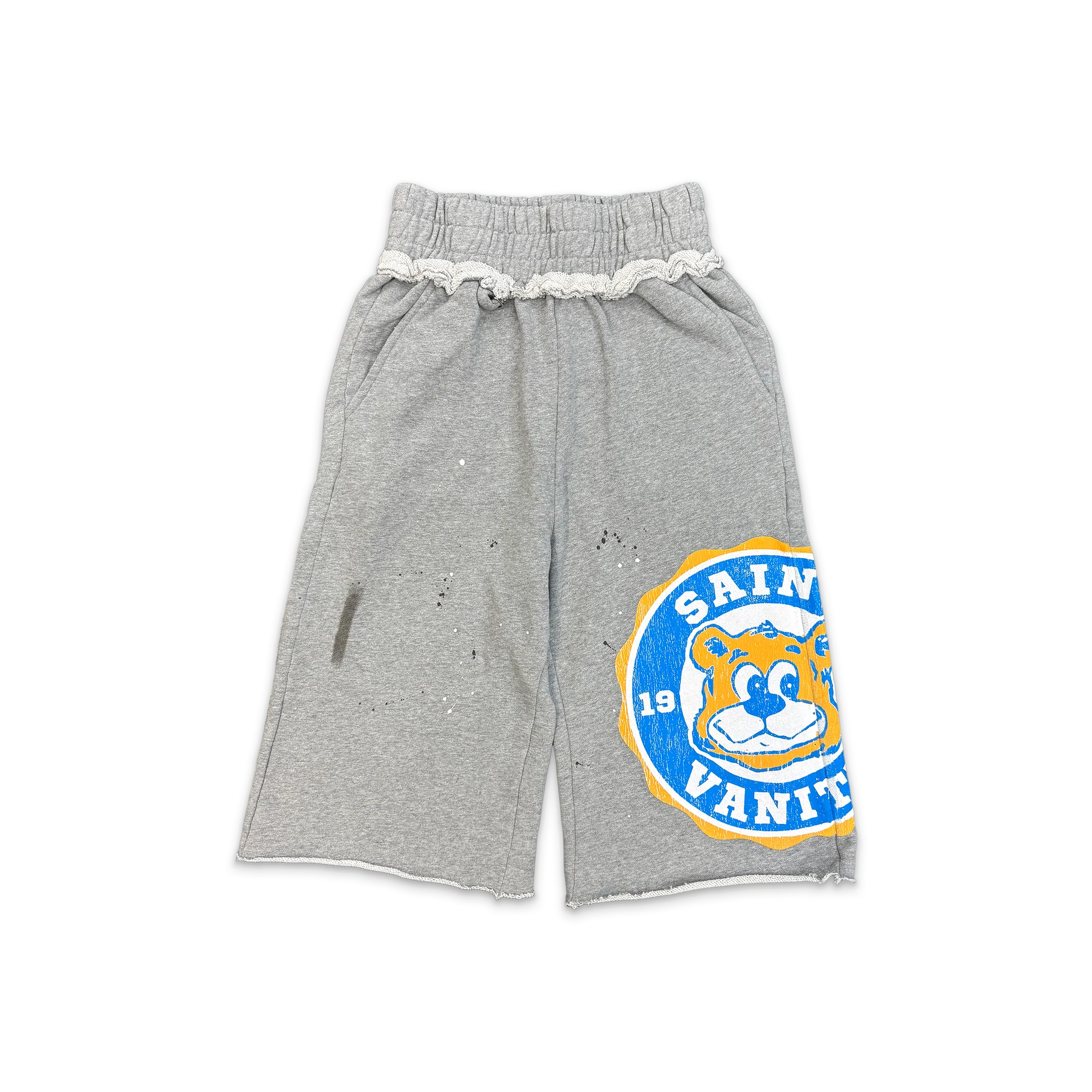 Saint Vanity Bruins Long Shorts Grey