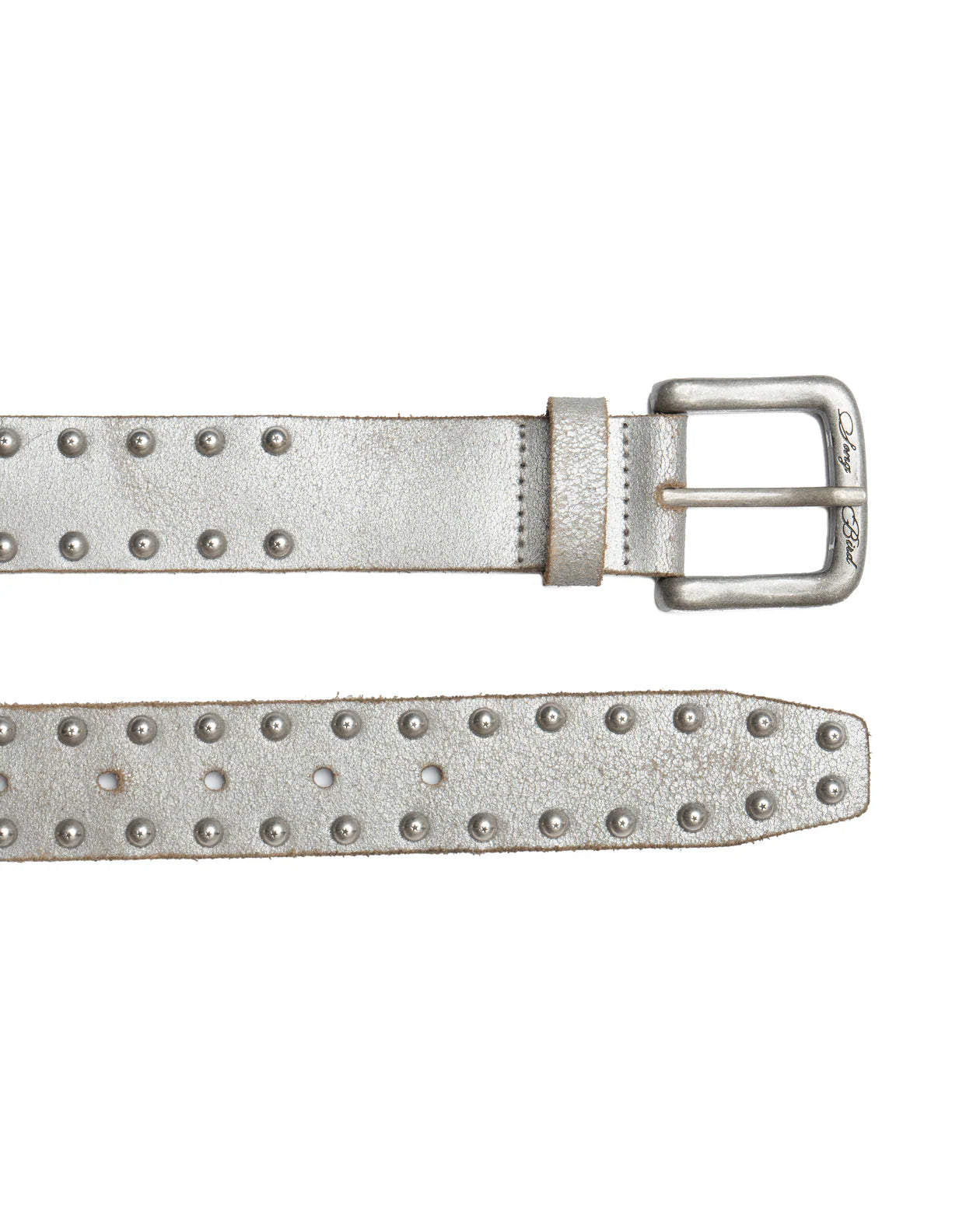 Vague SONGBIRD STUDDED BELT [CRACKED SILVER]