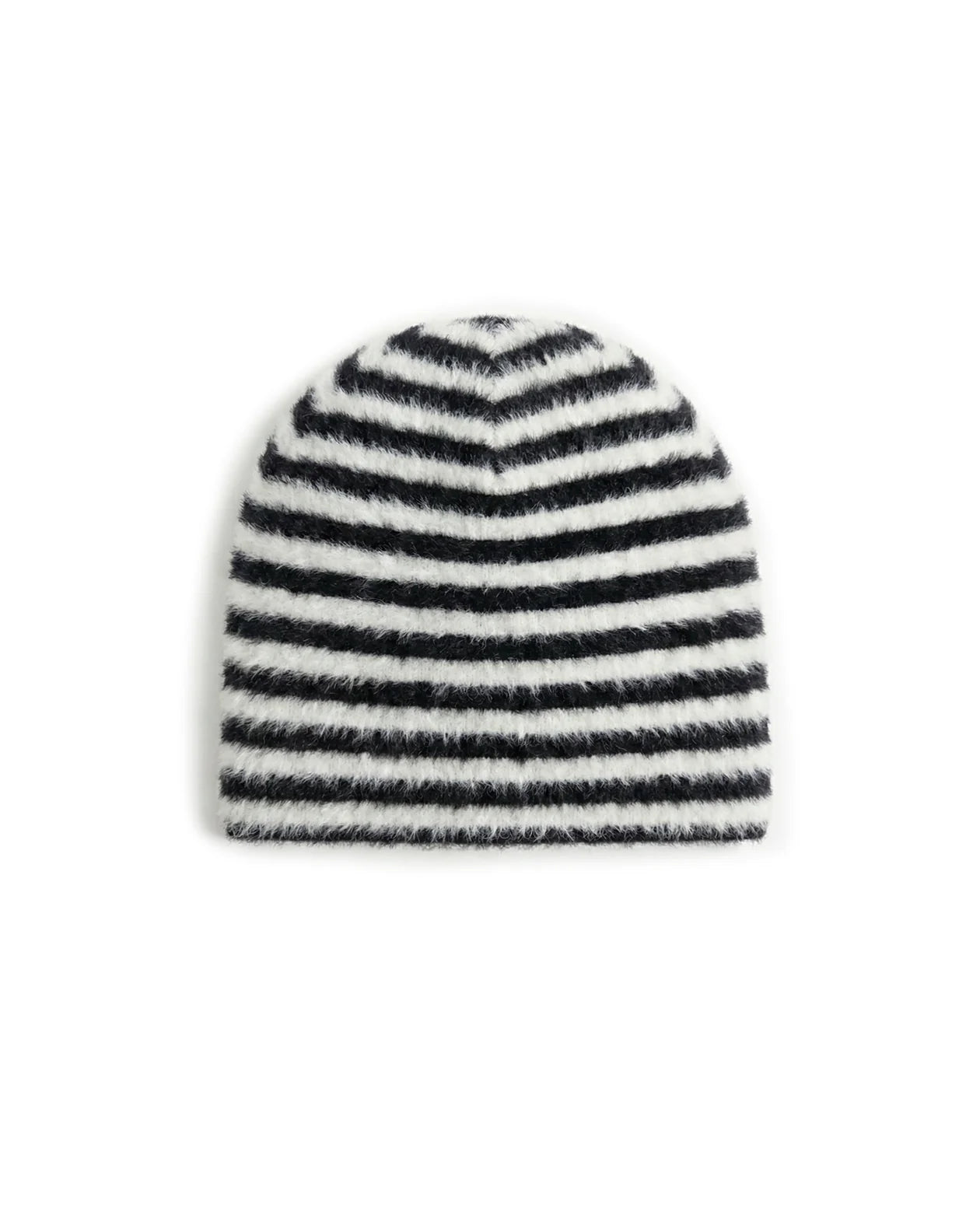 VAGUE STRIPED SHAG BEANIE
