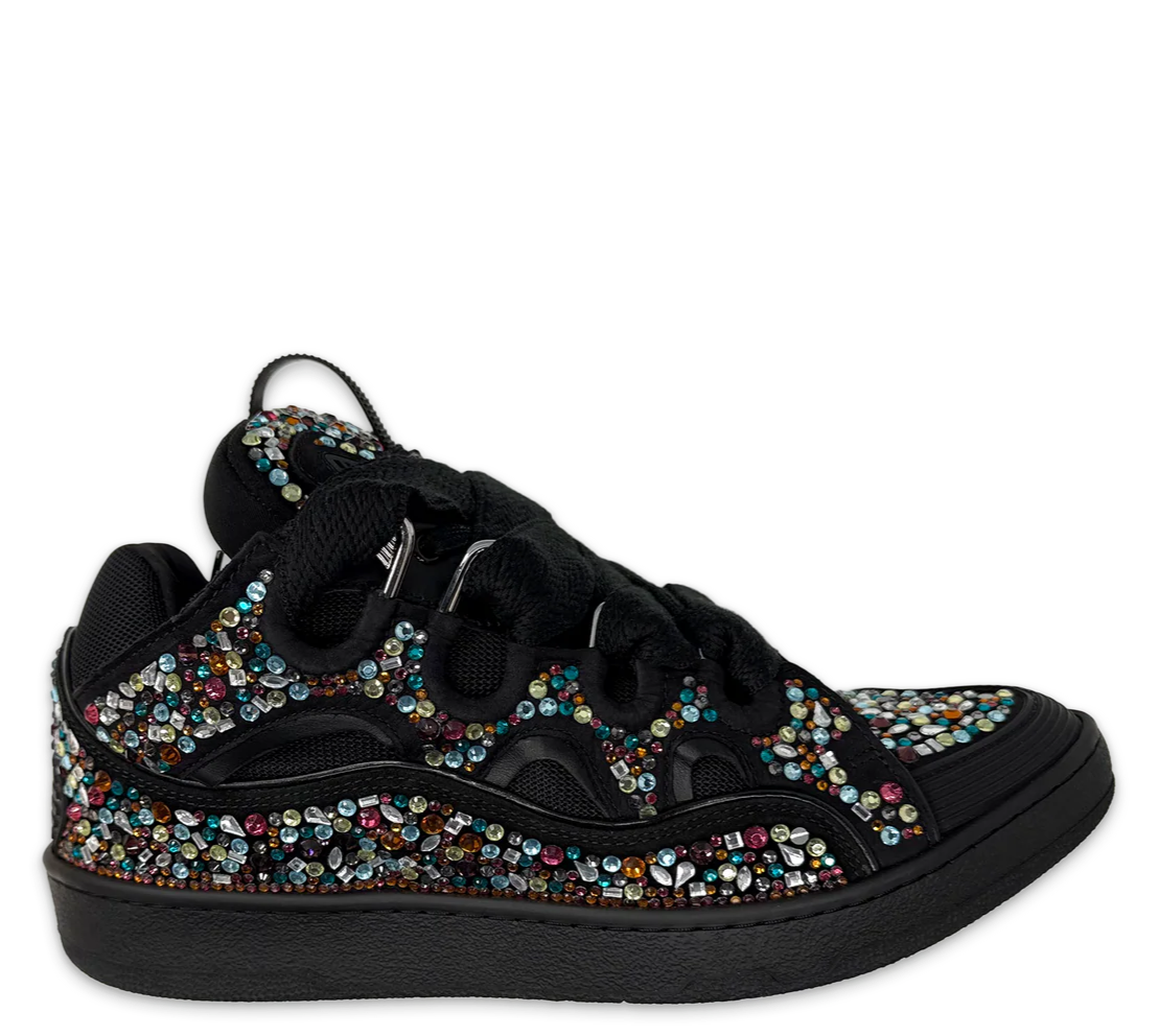 Lanvin Curb Sneaker Black Studded