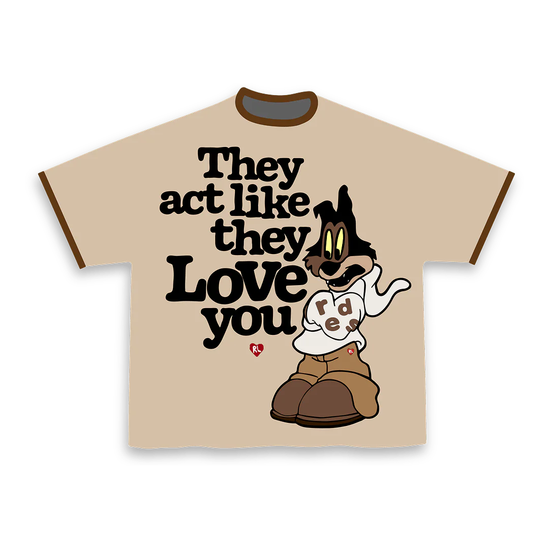 RED LETTERS They Love You Tee