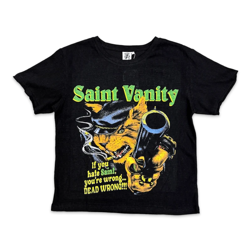 Saint Vanity Hate Saint Tee Black
