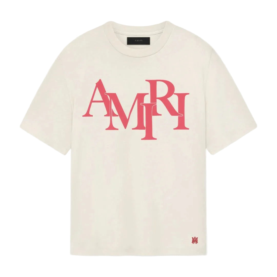 Amiri Staggered Tee Birch