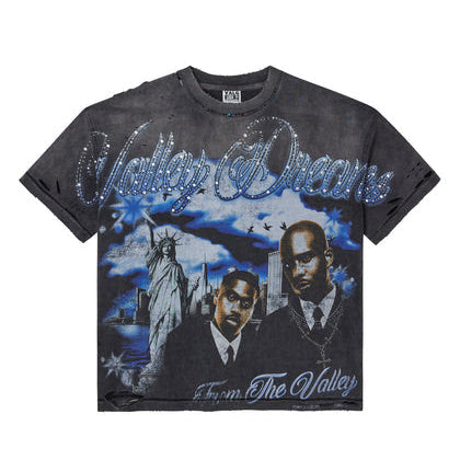 VALE FOREVER GODFATHER BLACK BLING TEE