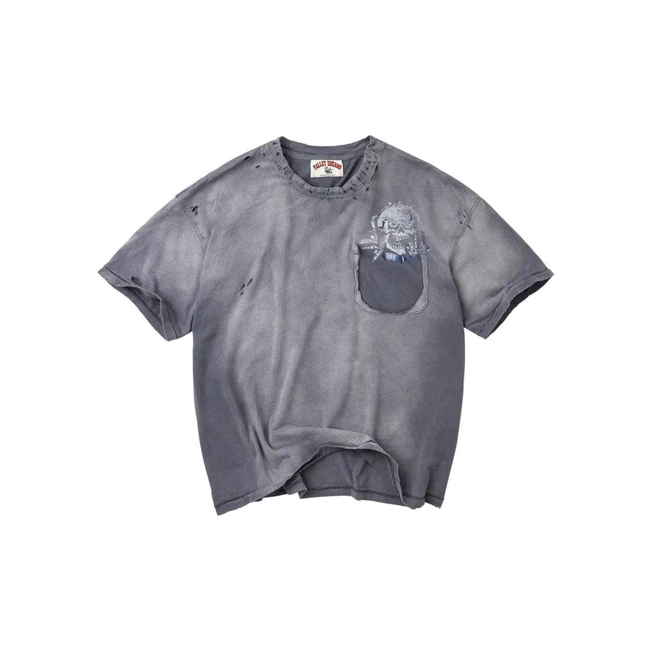 Vale Forever Skullie Tee Grey