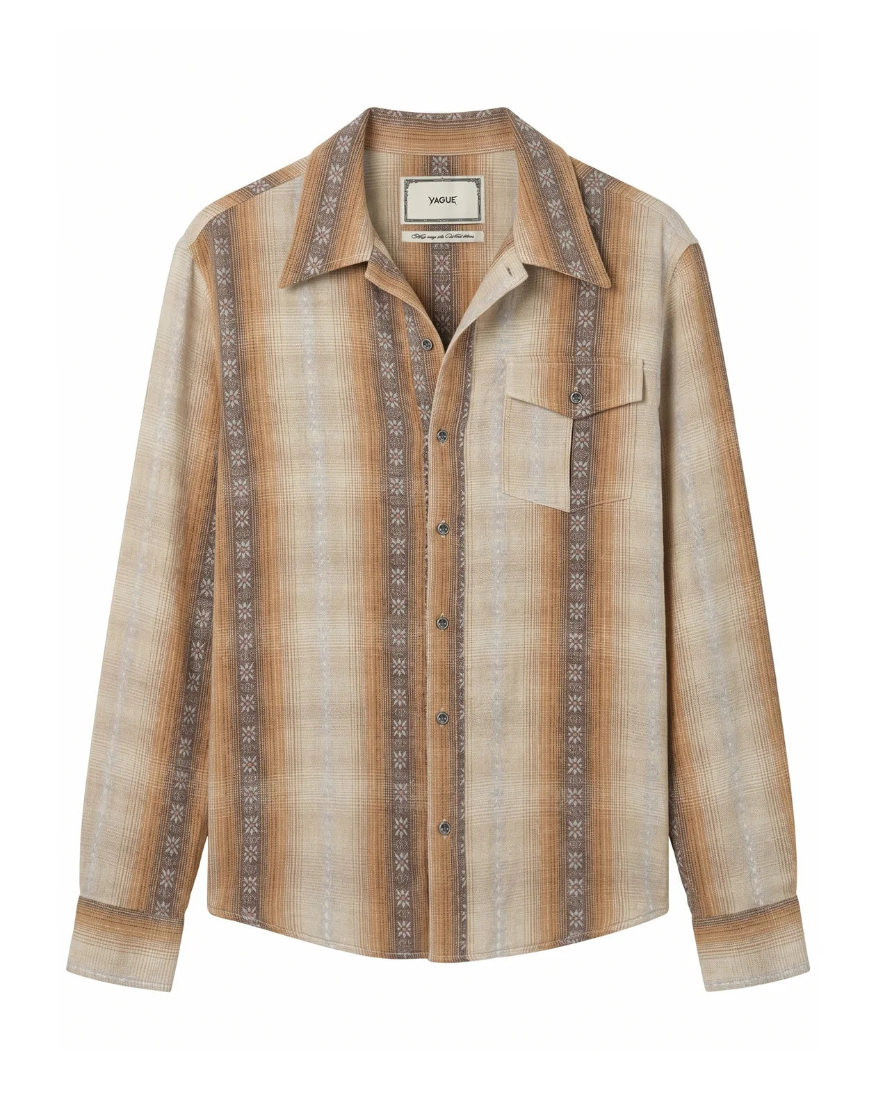 VAGUE FLOWER CHILD FLANNEL WHEAT