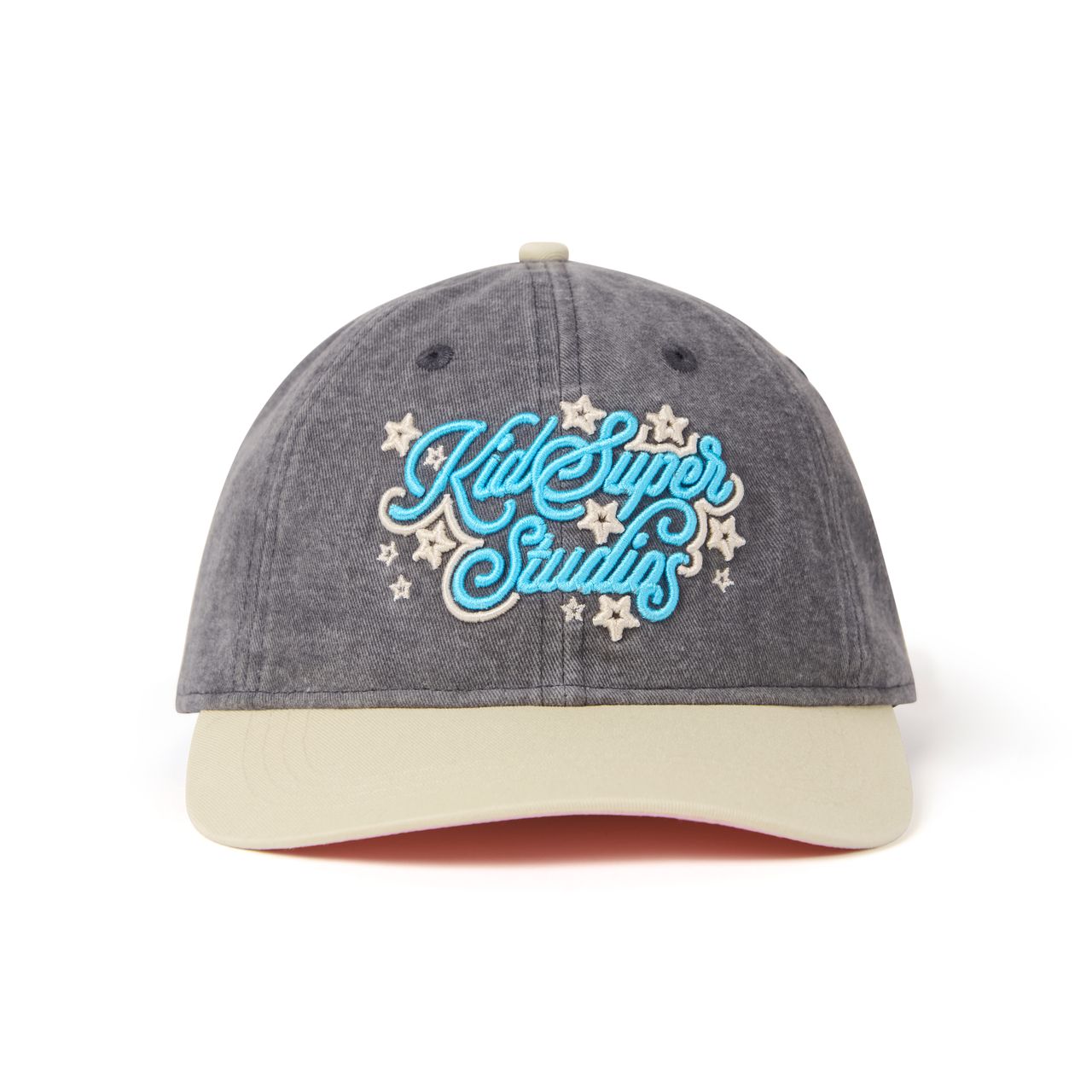 KID SUPER Stars Snapback Hat Gray