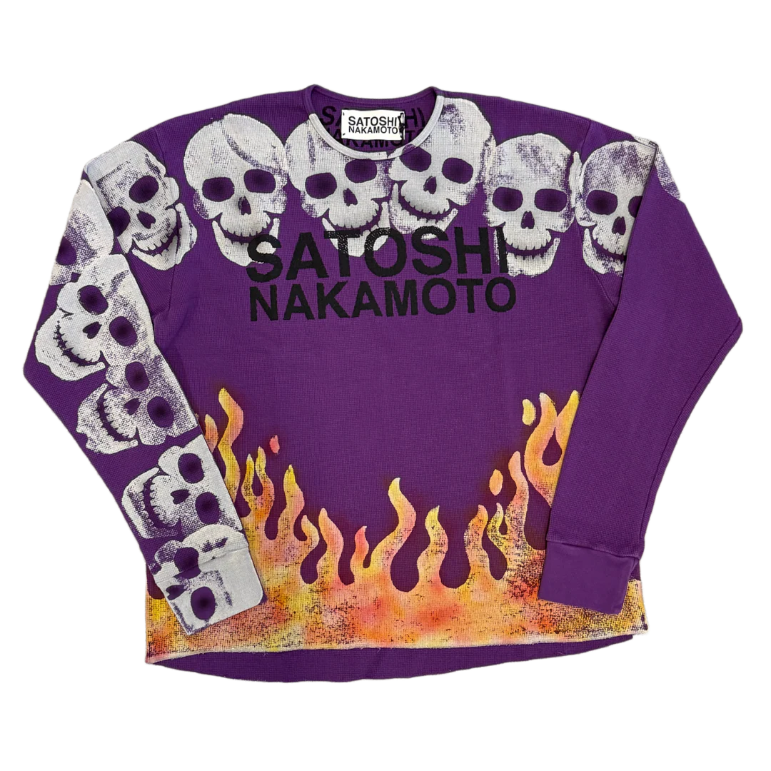 Satoshi Nakamoto Lost Boy Thermal Purple