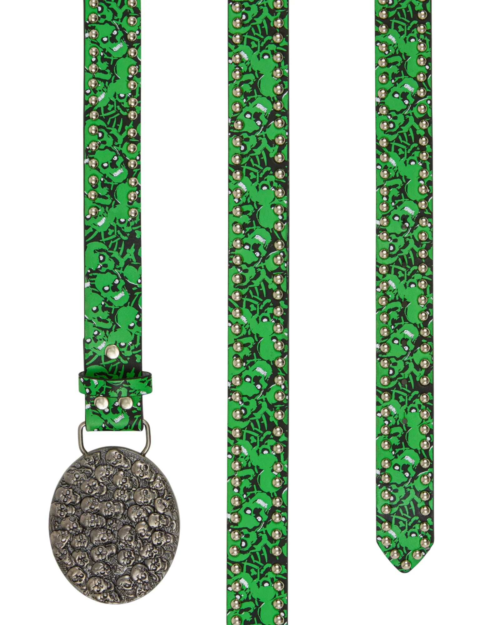 Stolen Arts Green Glow Skullpile Belt
